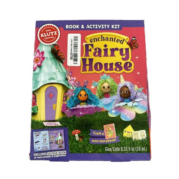 Klutz Enchanted Fairy House Book and Activity Set NEW SEALED Crafts Fairies Girl - Picture 1 of 3